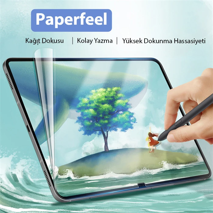 Dux Ducis SM Galaxy Tab S8 Ultra S9 ultra Paperfeel Pet Ekran Koruyucu 0.15mm Darbe Emici Film 2 Dux Ducis SM Galaxy Tab S8 Ultra S9 ultra Paperfeel Pet Ekran Koruyucu 0.15mm Darbe Emici Film - Görsel 2