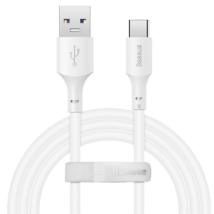 Baseus Simple Wisdom 100W USB to Type-C Hızlı Data Şarj Kablosu 1 Baseus Simple Wisdom 100W USB to Type-C Hızlı Data Şarj Kablosu