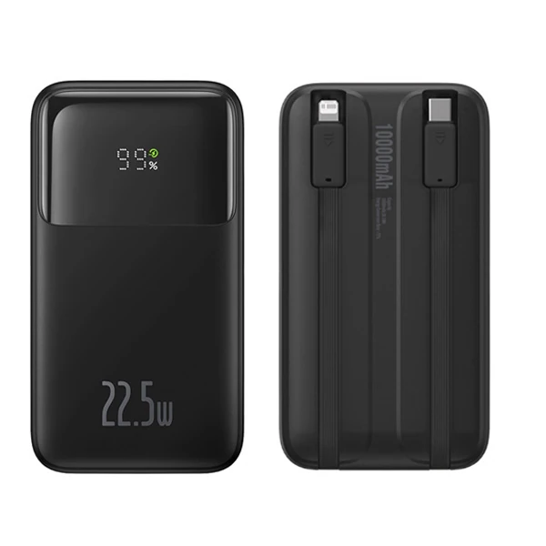 Baseus Comet Series 10000mAh 22.5W Hızlı Şarj Dijital Göstergeli Powerbank-(5775) 1 Baseus Comet Series 10000mAh 22.5W Hızlı Şarj Dijital Göstergeli Powerbank-(5775)