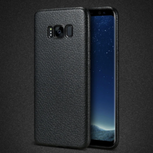 Ally SM Galaxy S8 Deri Dokulu Premium Soft Silikon Kılıf