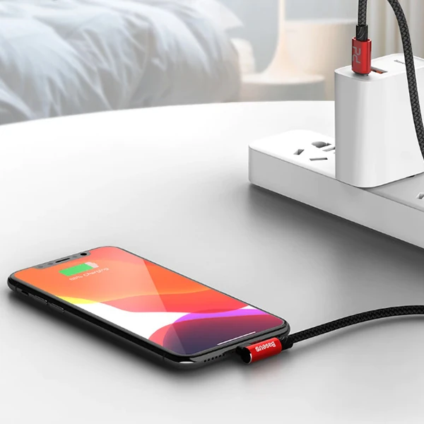 Baseus MVP Elbow Type-C to iPhone PD 18W Hızlı Şarj Usb Kablo 1metre-(5775) 3 Baseus MVP Elbow Type-C to iPhone PD 18W Hızlı Şarj Usb Kablo 1metre-(5775) - Görsel 3