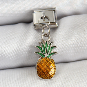 316L Çelik Sallantılı Ananas Model Gümüş Renk Nomination Charm 5886