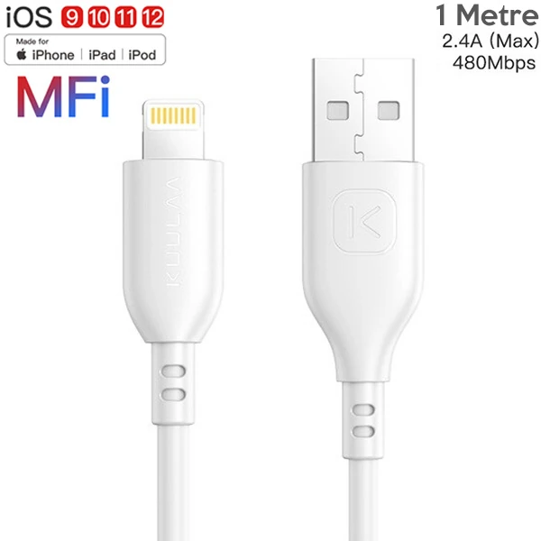 KUULAA 1M MFI Sertifikalı İPhone Usb Şarj kablosu 2 KUULAA 1M MFI Sertifikalı İPhone Usb Şarj kablosu - Görsel 2