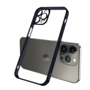 Haydiburaya 18 ALLY Fashion Series iPhone 13 Pro 6.1inç Kılıf Renkli Kenar Lazer Çerçeveli Silikon Kılıf
