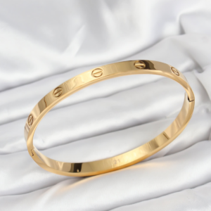 316L Çelik Gold Renk 65 mm Kadın Kelepçe Bileklik 5886