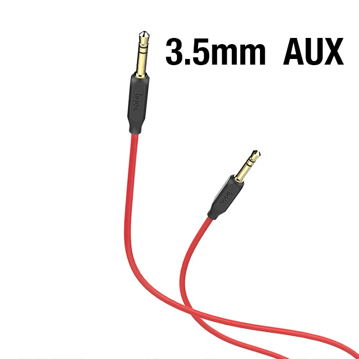 HOCO UPA11 3.5mm AUX to AUX Ses Aktarım Kablosu 1mt-(5775) 3 HOCO UPA11 3.5mm AUX to AUX Ses Aktarım Kablosu 1mt-(5775) - Görsel 3