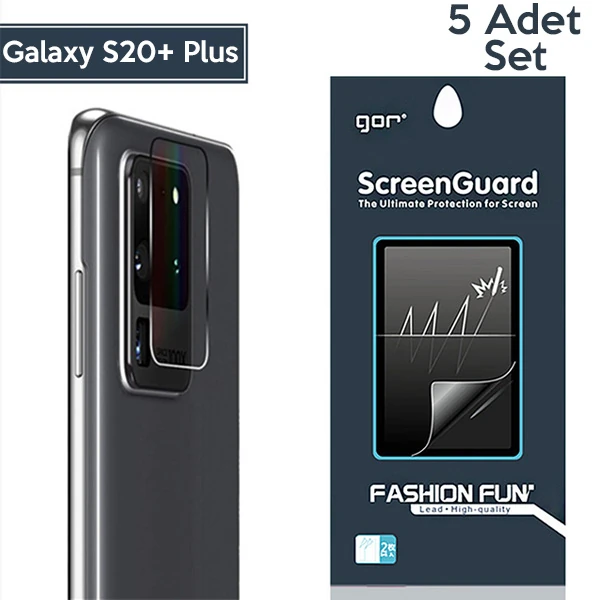 GOR Samsung Galaxy S20+Plus Kamera Lens Koruyucu 5 Adet 1 GOR Samsung Galaxy S20+Plus Kamera Lens Koruyucu 5 Adet