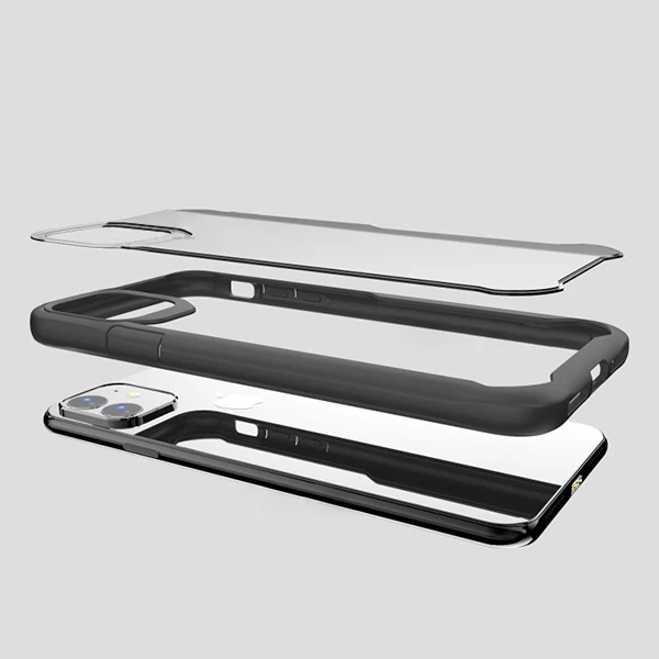 İPhone 11 Pro Max 6.5 İnch Shock Absorption PC+TPU Darbe Emici Kılıf 4 İPhone 11 Pro Max 6.5 İnch Shock Absorption PC+TPU Darbe Emici Kılıf - Görsel 4