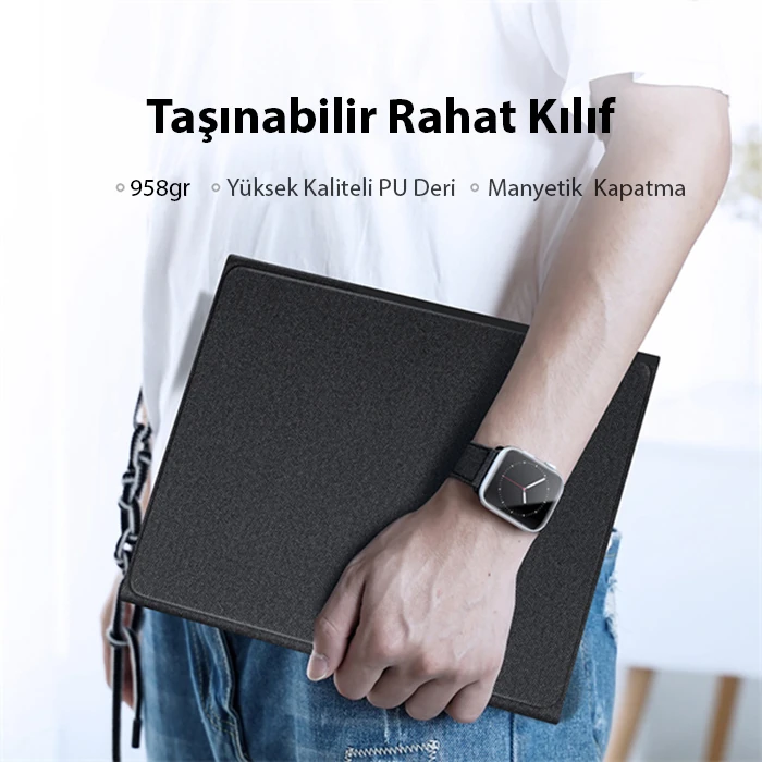 Dux Ducis iPad Pro 12.9 (2020/2021/2022) TK Series Kablosuz Bluetooth Klavye Touchpad Kılıf 3 Dux Ducis iPad Pro 12.9 (2020/2021/2022) TK Series Kablosuz Bluetooth Klavye Touchpad Kılıf - Görsel 3