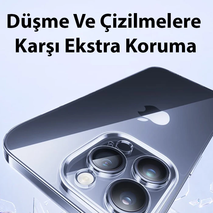 Baseus iPhone 15 Plus Schott Serisi Şeffaf Silikon Kılıf + Tempered Ekran Koruyucu Set 4 Baseus iPhone 15 Plus Schott Serisi Şeffaf Silikon Kılıf + Tempered Ekran Koruyucu Set - Görsel 4