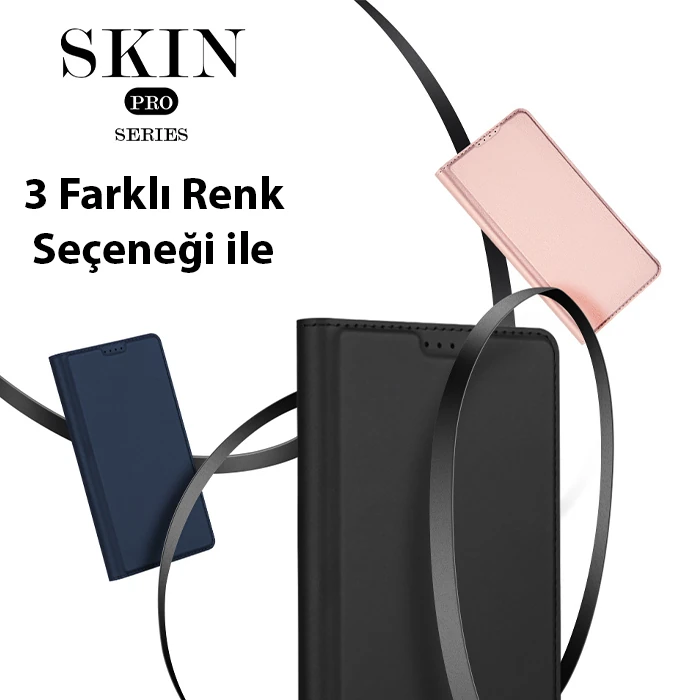 Dux Ducis SM Galaxy S23 Plus Kılıf Skin Pro Series Flip Cover Kapaklı Kılıf 3 Dux Ducis SM Galaxy S23 Plus Kılıf Skin Pro Series Flip Cover Kapaklı Kılıf - Görsel 3