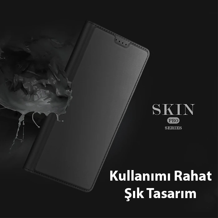 Dux Ducis SM Galaxy S23 Plus Kılıf Skin Pro Series Flip Cover Kapaklı Kılıf 4 Dux Ducis SM Galaxy S23 Plus Kılıf Skin Pro Series Flip Cover Kapaklı Kılıf - Görsel 4