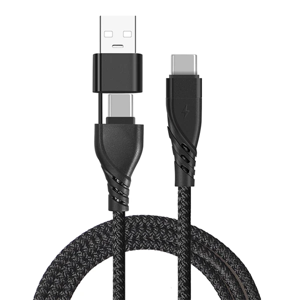 ALLY 2in1 USB Type C To PD Kablosu+USB Kablo-(5775) 1 ALLY 2in1 USB Type C To PD Kablosu+USB Kablo-(5775)