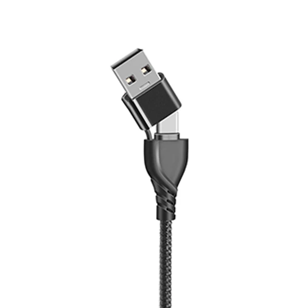ALLY 2in1 USB Type C To PD Kablosu+USB Kablo-(5775) 3 ALLY 2in1 USB Type C To PD Kablosu+USB Kablo-(5775) - Görsel 3