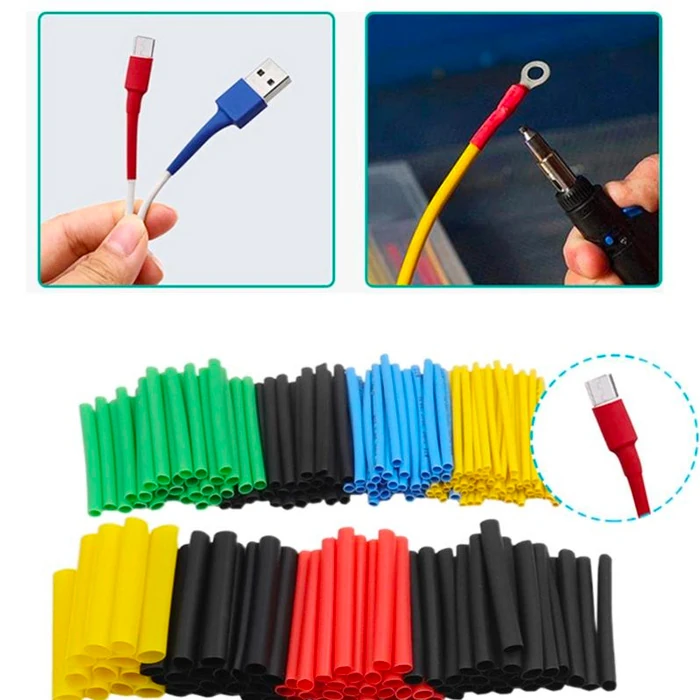 Ally 5 Renk Makaron Isı İle Daralan Kablo Seti 530 Adet 8 Boy Set-(5775) 1 Ally 5 Renk Makaron Isı İle Daralan Kablo Seti 530 Adet 8 Boy Set-(5775)