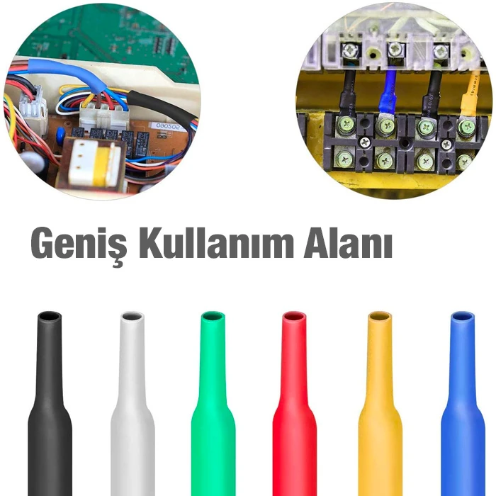 Ally 5 Renk Makaron Isı İle Daralan Kablo Seti 530 Adet 8 Boy Set-(5775) 4 Ally 5 Renk Makaron Isı İle Daralan Kablo Seti 530 Adet 8 Boy Set-(5775) - Görsel 4