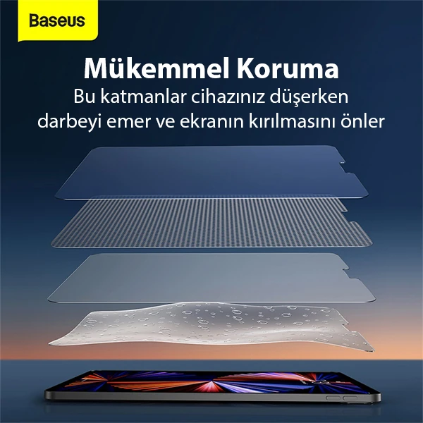 Baseus iPad Mini 5 -4 Tempered Kırılmaz Cam Ekran Koruyucu 4 Baseus iPad Mini 5 -4 Tempered Kırılmaz Cam Ekran Koruyucu - Görsel 4