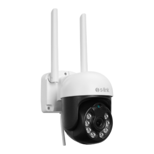 S-LINK SL-PTZ01, Akıllı Güvenlik Kamerası, WiFi, 3Mpix, 2,8mm Lens, 25m. Gece Görüşü, Hareket algılama, İki Yönlü Ses, Micro SD Kartlı, TUYA Yazılım(1923)
