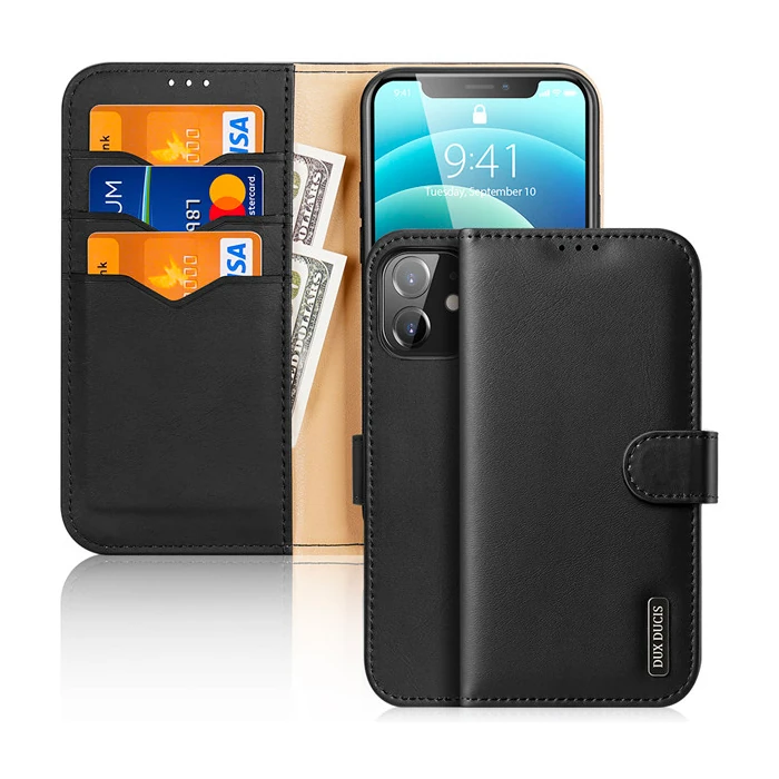 Dux Ducis iPhone 12 - 12 Pro Kılıf Mıknatıslı Cüzdanlı Deri Kılıf Hivo Series 1 Dux Ducis iPhone 12 - 12 Pro Kılıf Mıknatıslı Cüzdanlı Deri Kılıf Hivo Series
