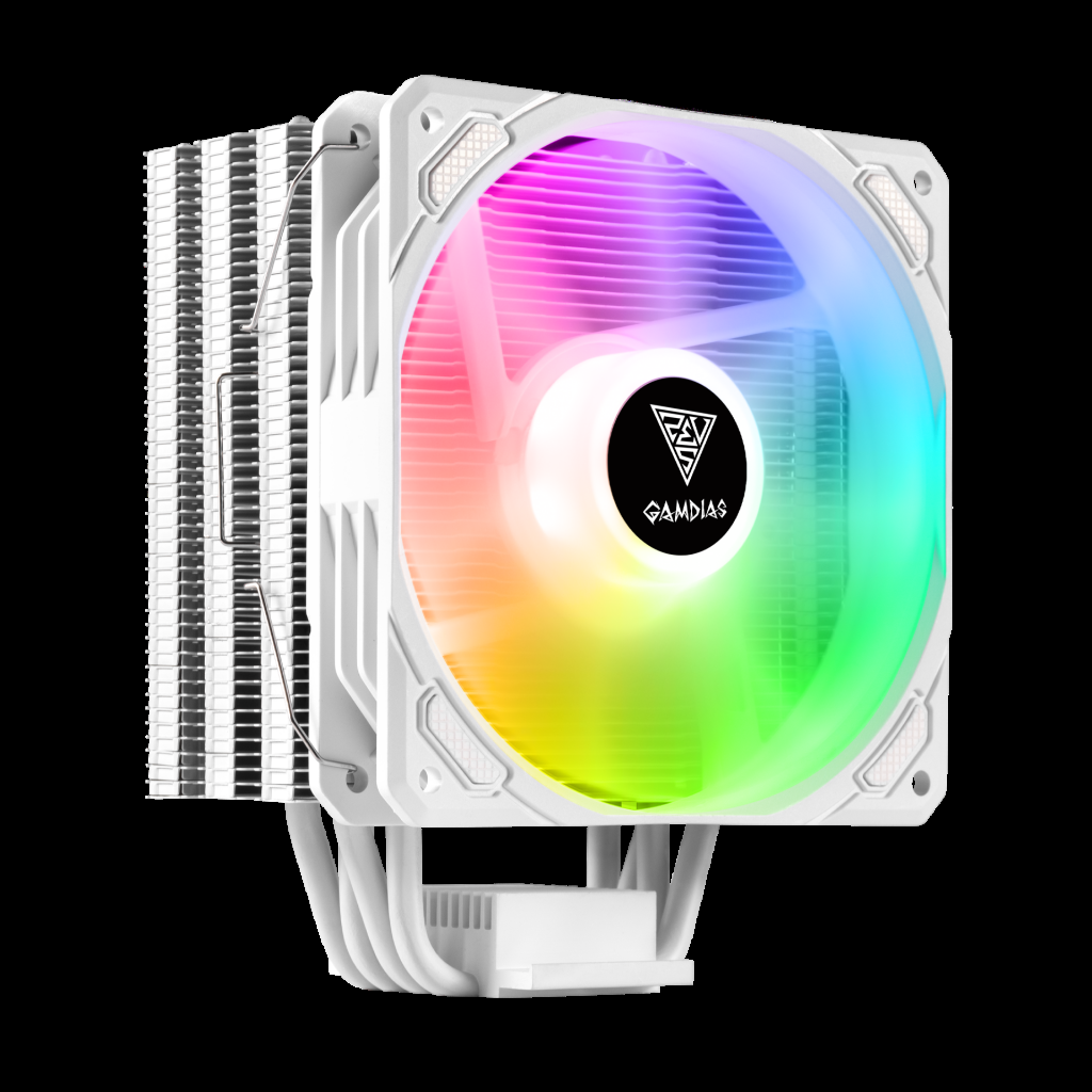 GAMDIAS BOREAS E1-410 WH, White Edition, 120mm, CPU Kule Tipi Hava Soğutma, Doğrudan Temas Teknolojisine Sahip 4 adet Gelişmiş Bakır Isı Borusu (AMD AM4-AM5 ve INTEL Tüm işlemciler ile uyumlu)(1923) 1 GAMDIAS BOREAS E1-410 WH, White Edition, 120mm, CPU Kule Tipi Hava Soğutma, Doğrudan Temas Teknolojisine Sahip 4 adet Gelişmiş Bakır Isı Borusu (AMD AM4-AM5 ve INTEL Tüm işlemciler ile uyumlu)(1923)