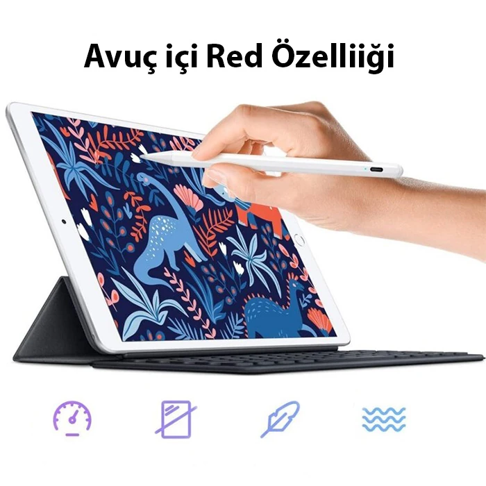 ALLY Xpen-3i iPad(2018-2025) Aktif Manyetik Kapasitif Kalem 3 ALLY Xpen-3i iPad(2018-2025) Aktif Manyetik Kapasitif Kalem - Görsel 3
