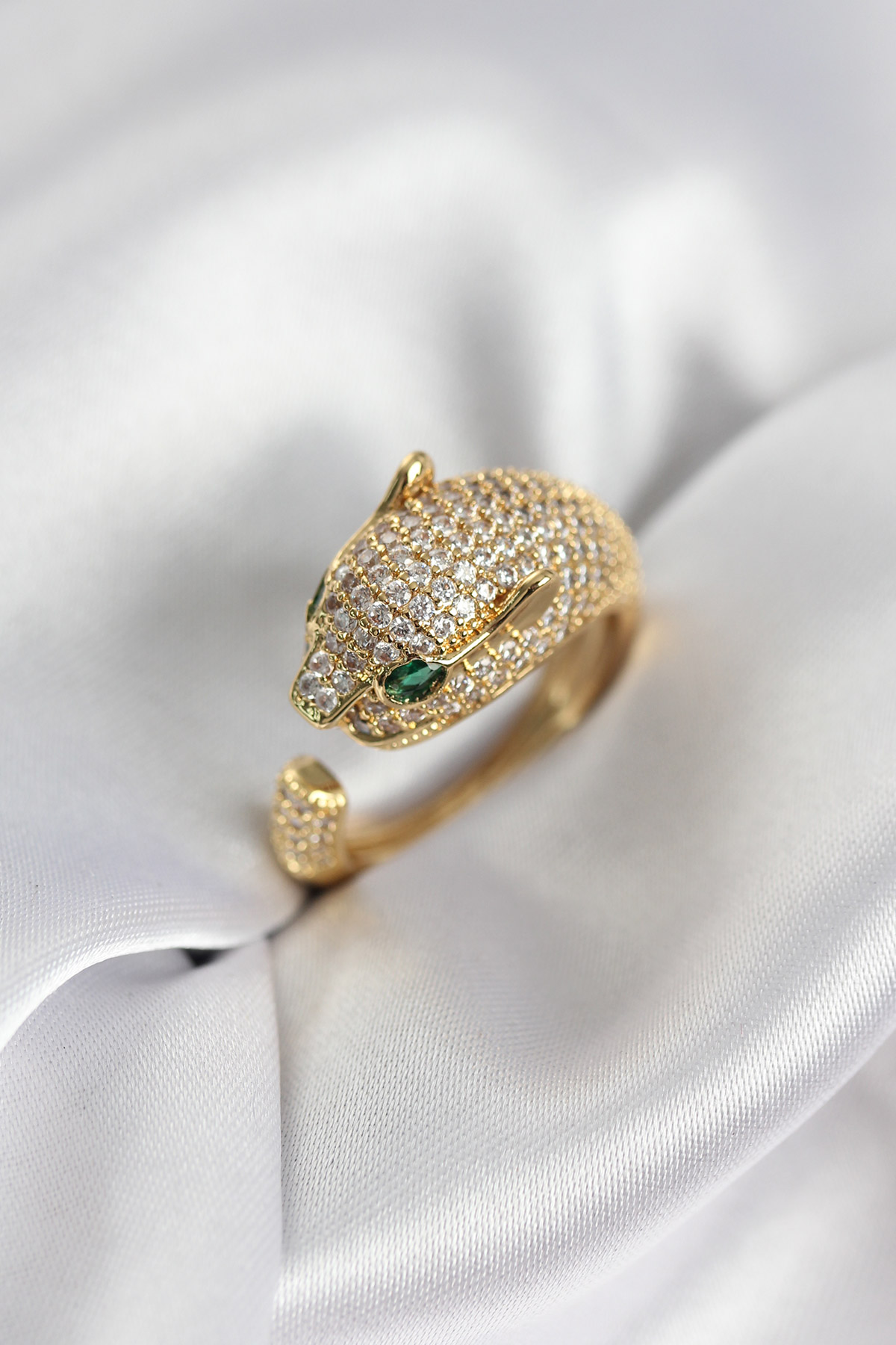 Jaguar Model Gold Renk Zirkon Taşlı Kadın Yüzük 5886 1 Jaguar Model Gold Renk Zirkon Taşlı Kadın Yüzük 5886