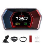 Ally P17 HUD OBD2 & GPS Çift Sistemli Araç Bilgisayarı | Dijital Kilometre, Su ve Yağ Sıcaklığı Ölçer, Hız & Alarm Göstergeli Oto Elektroniği-(5775)