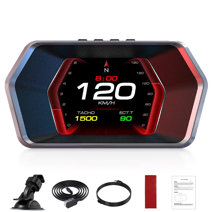 Ally P17 HUD OBD2 & GPS Çift Sistemli Araç Bilgisayarı | Dijital Kilometre, Su ve Yağ Sıcaklığı Ölçer, Hız & Alarm Göstergeli Oto Elektroniği-(5775) 1 Ally P17 HUD OBD2 & GPS Çift Sistemli Araç Bilgisayarı | Dijital Kilometre, Su ve Yağ Sıcaklığı Ölçer, Hız & Alarm Göstergeli Oto Elektroniği-(5775)