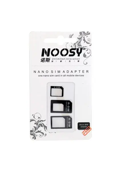 Noosy Nano Ve Micro Sim Kart Adaptörü-(5775) 2 Noosy Nano Ve Micro Sim Kart Adaptörü-(5775) - Görsel 2