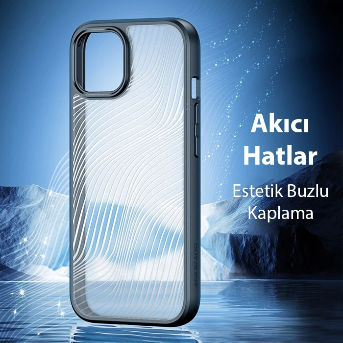 Dux Ducis iPhone 15 Plus Aimo Series Premium Buzlu Sert PC-TPU Kılıf 4 Dux Ducis iPhone 15 Plus Aimo Series Premium Buzlu Sert PC-TPU Kılıf - Görsel 4