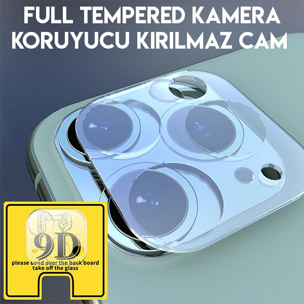 iPhone 11 Pro 11 Pro Max Full Tempered Kamera Koruyucu Kırılmaz Cam-(5775) 2 iPhone 11 Pro 11 Pro Max Full Tempered Kamera Koruyucu Kırılmaz Cam-(5775) - Görsel 2
