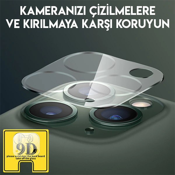 iPhone 11 Pro 11 Pro Max Full Tempered Kamera Koruyucu Kırılmaz Cam-(5775) 3 iPhone 11 Pro 11 Pro Max Full Tempered Kamera Koruyucu Kırılmaz Cam-(5775) - Görsel 3