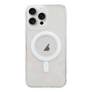 Haydiburaya 87 ALLY iPhone 15 Pro Max Magsafe Uyumlu Manyetik Şeffaf Silikon Kılıf