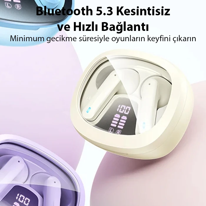 HOCO EQ6 Göstergeli TWS Bluetooth 5.3 Kablosuz Stereo Kulakiçi Kulaklık-(5775) 4 HOCO EQ6 Göstergeli TWS Bluetooth 5.3 Kablosuz Stereo Kulakiçi Kulaklık-(5775) - Görsel 4