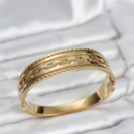 316L Çelik Gold Renk Vintage Model Kadın Kelepçe Bileklik 5886