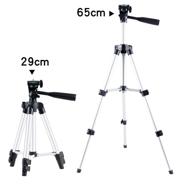 Ally 65cm Alüminyum Cep Telefonu+kamera Tripod Stand-(5775) 2 Ally 65cm Alüminyum Cep Telefonu+kamera Tripod Stand-(5775) - Görsel 2