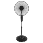 EVEREST FAN11, SİYAH, CoolAir, 3 Kademeli Hız, 40cm 5 Kanat Pervane ve Çerçeve, 45W, Otomatik Salınım, Yükseklik Ayarlı Vantilatör(1923)