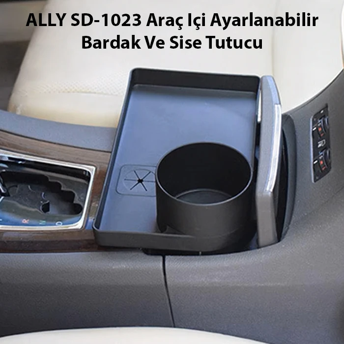 ALLY SD-1023 Araç Içi Ayarlanabilir Bardak Ve Sise Tutucu-(5775) 2 ALLY SD-1023 Araç Içi Ayarlanabilir Bardak Ve Sise Tutucu-(5775) - Görsel 2