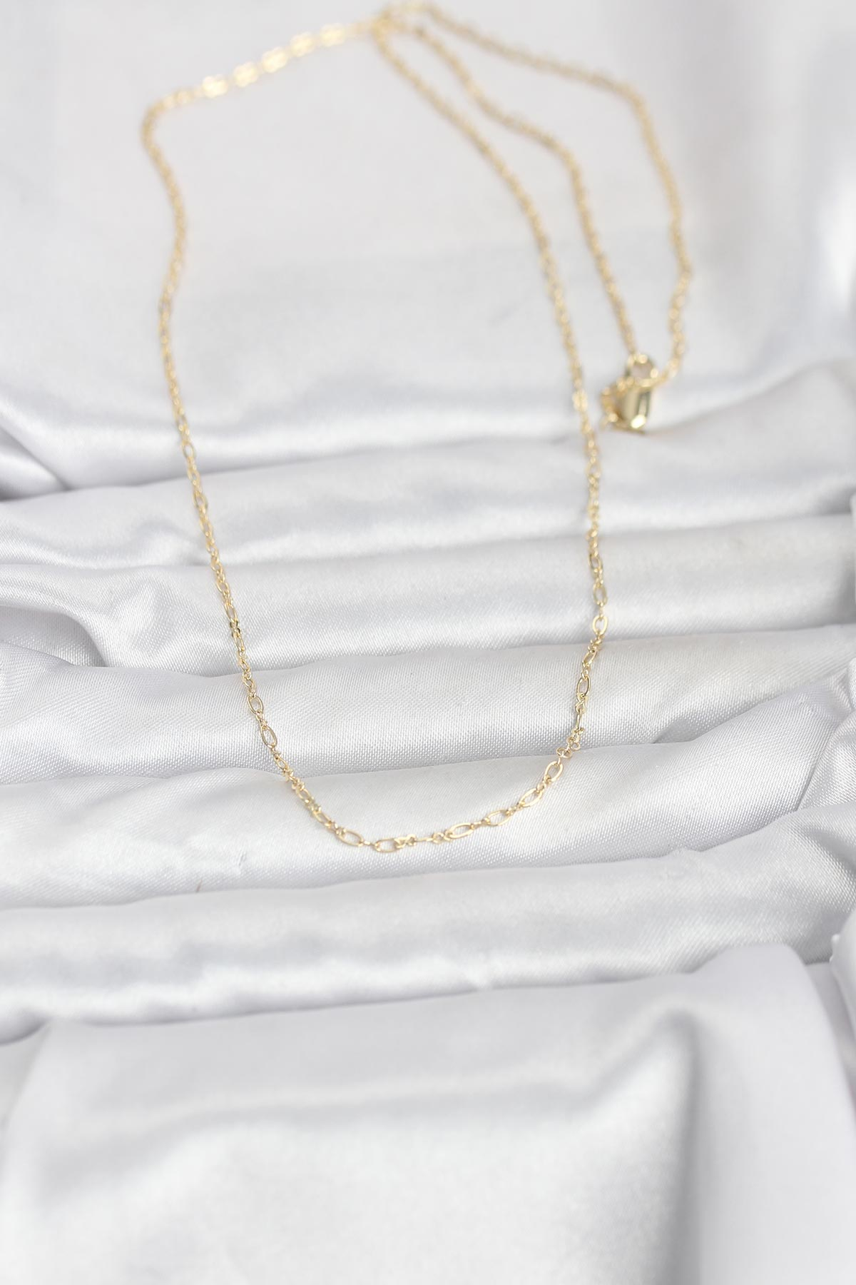 CM 14K Gold Renk 60 cm Zincirli Kadın Kolye 5886 2 CM 14K Gold Renk 60 cm Zincirli Kadın Kolye 5886 - Görsel 2