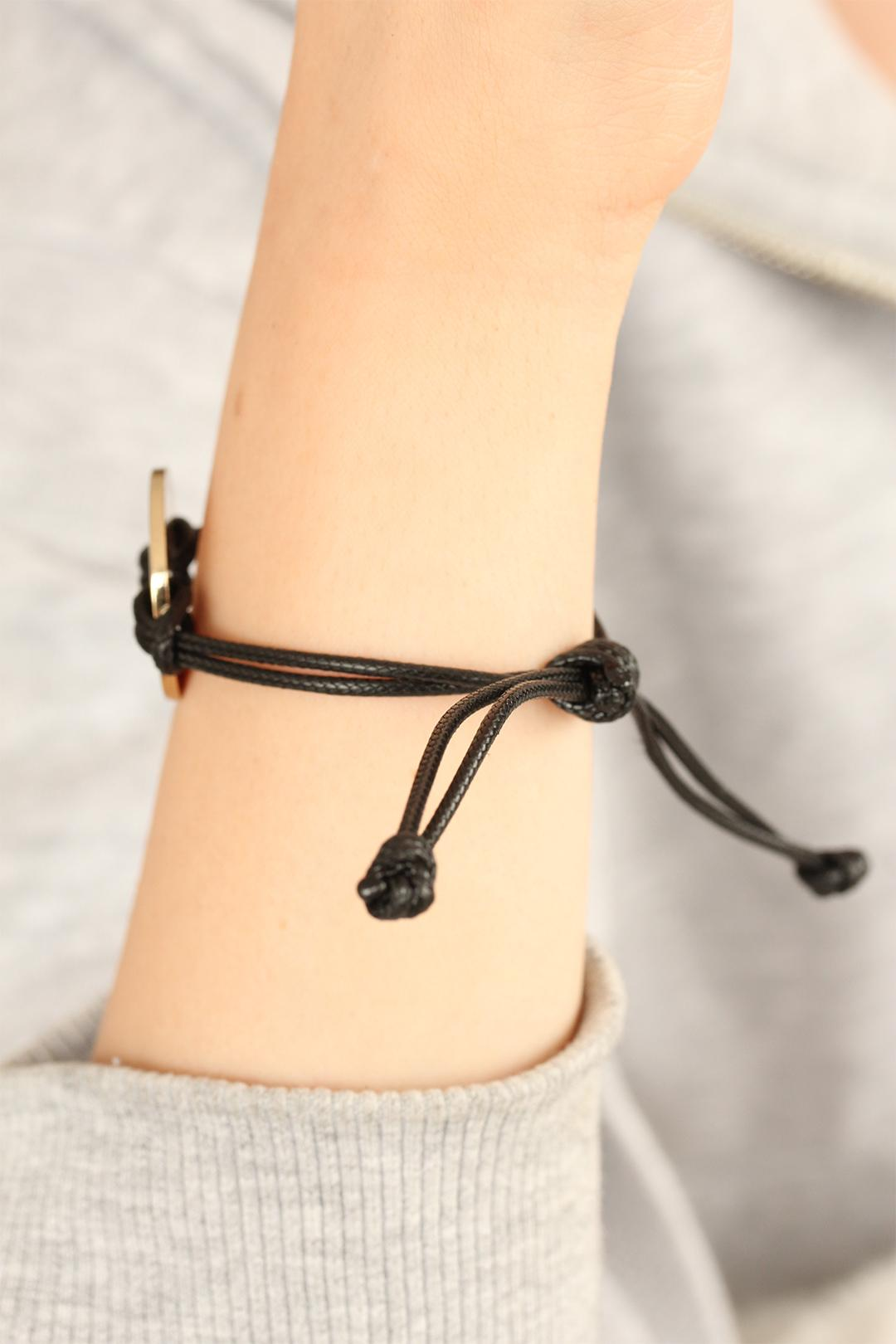 COOL (Havalı) Siyah Deri İpli Unisex Mood Bileklik 5886 2 COOL (Havalı) Siyah Deri İpli Unisex Mood Bileklik 5886 - Görsel 2