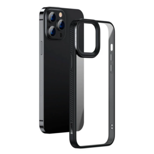 Haydiburaya 83 Baseus Crystal iPhone 13 Pro 6.1 Kılıf Jel Çerçeve Zırhlı Silikon Kılıf