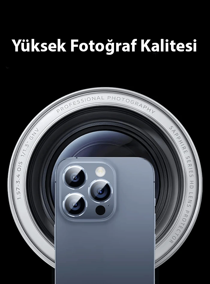 Baseus iPhone 15/15 Plus için Sapphire Serisi HD Cam Kamera Koruyucu 3 Baseus iPhone 15/15 Plus için Sapphire Serisi HD Cam Kamera Koruyucu - Görsel 3