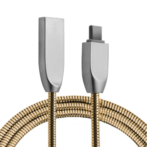 Ally Usb Type-C Zinc Alloy Dayanıklı 24 A Metal Usb Kablo