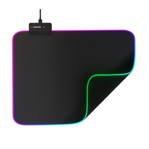 Rampage MP-23, BLITZ M RGB, 252x328x3mm, RGB Led, Gaming, MOUSE PAD (Siyah)(1923)