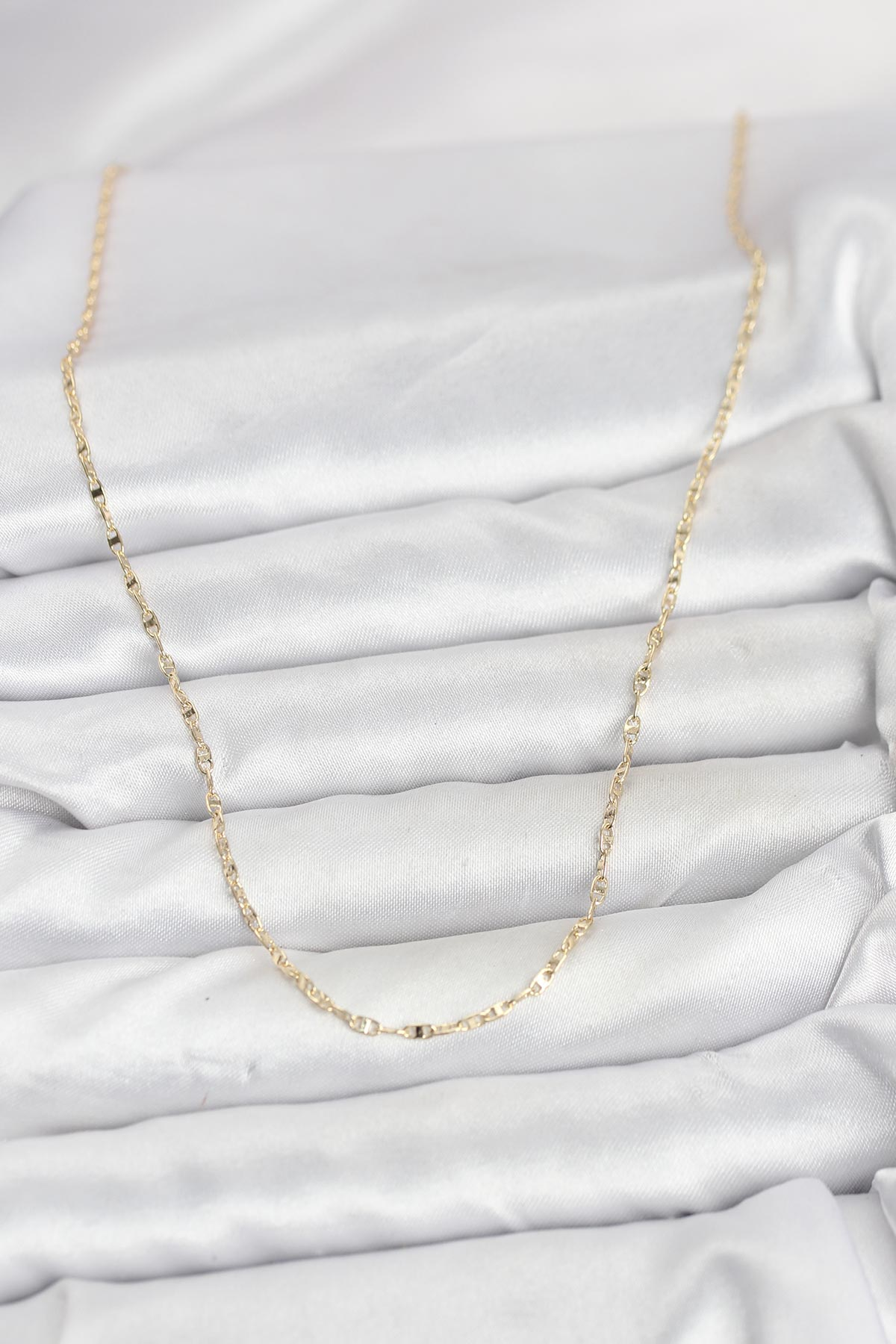 CM 14K Gold Renk Gemici Zincir Model 60 cm Kadın Kolye 5886 2 CM 14K Gold Renk Gemici Zincir Model 60 cm Kadın Kolye 5886 - Görsel 2