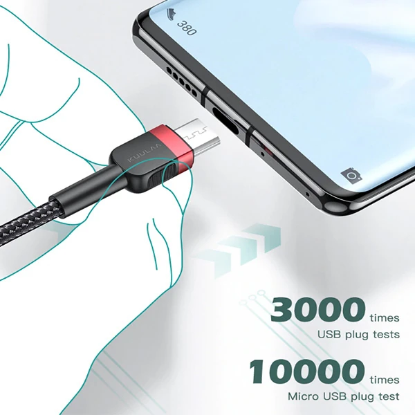 KUULAA Mikro Usb 3A Hızlı Şarj 0.50CM kısa Android Usb Şarj Kablosu-(5775) 4 KUULAA Mikro Usb 3A Hızlı Şarj 0.50CM kısa Android Usb Şarj Kablosu-(5775) - Görsel 4