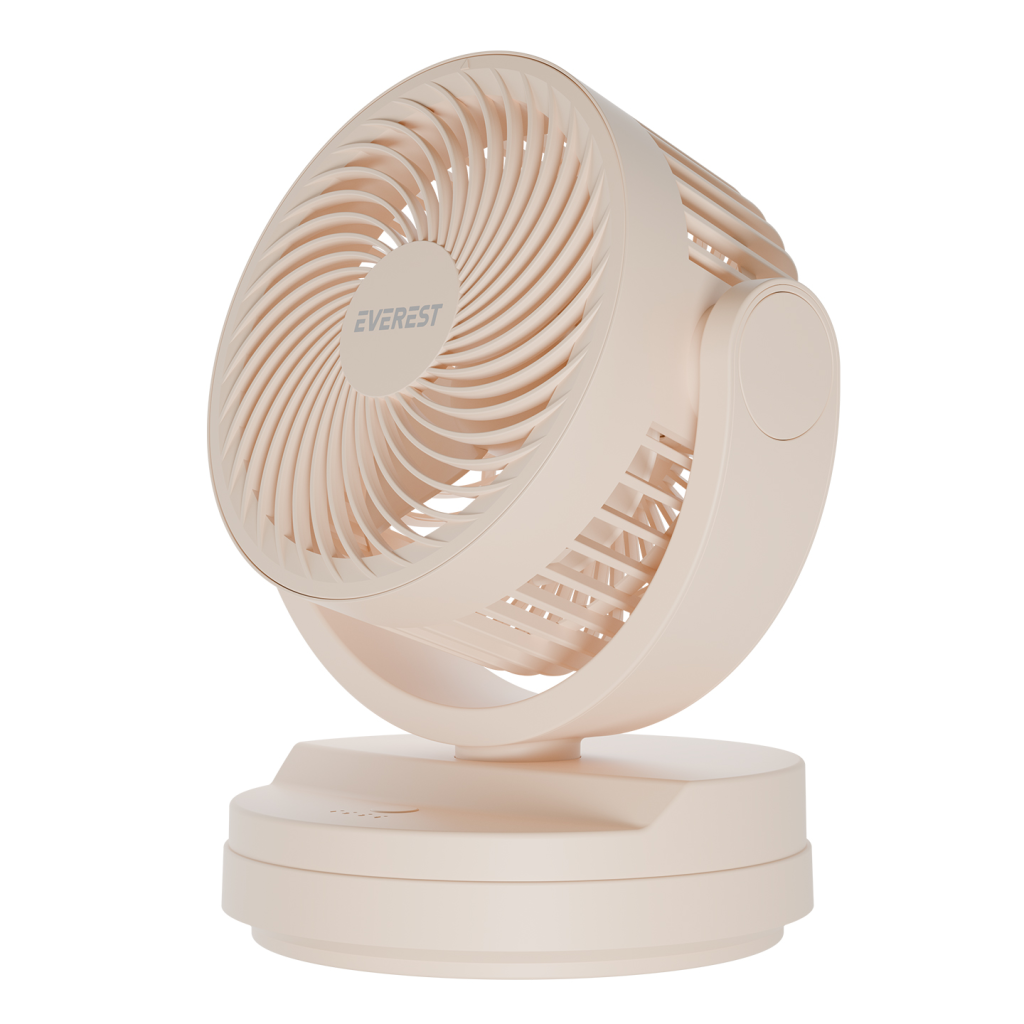 EVEREST EFN-509, KREM, 3 Kademeli Hız, 17,5cm 3 Kanat Pervane ve Çerçeve, Masaüstü, USB Vantilatör(1923) 3 EVEREST EFN-509, KREM, 3 Kademeli Hız, 17,5cm 3 Kanat Pervane ve Çerçeve, Masaüstü, USB Vantilatör(1923) - Görsel 3