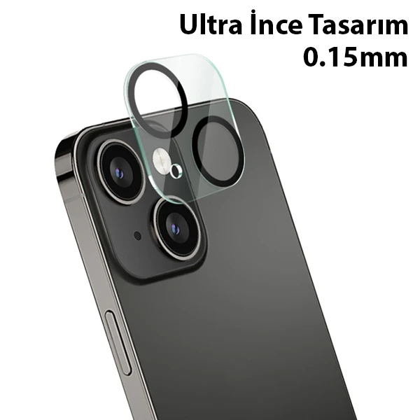 ALLY İPhone 13-13 Mini 3D Full Tempered Glass Cam Kamera Koruyucu 2 ALLY İPhone 13-13 Mini 3D Full Tempered Glass Cam Kamera Koruyucu - Görsel 2