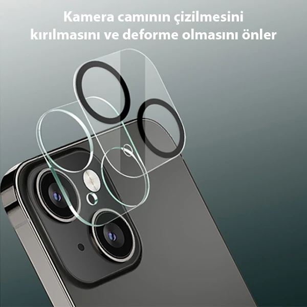 ALLY İPhone 13-13 Mini 3D Full Tempered Glass Cam Kamera Koruyucu 3 ALLY İPhone 13-13 Mini 3D Full Tempered Glass Cam Kamera Koruyucu - Görsel 3