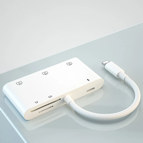 Ally İPhone Lightning To Tf,Sd Card Reader Usb 3.Kamera Adaptörü-(5775) 3 Ally İPhone Lightning To Tf,Sd Card Reader Usb 3.Kamera Adaptörü-(5775) - Görsel 3